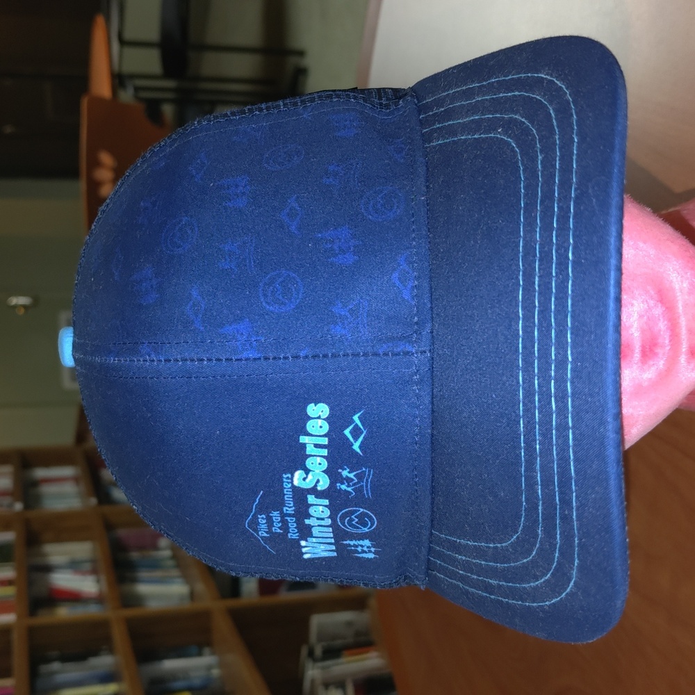 Pikes Peak Road Runners Winter Series Trucker Mesh Snapback Hat Cap